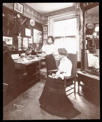 Miss Margaret Mayo und Freund, 1903